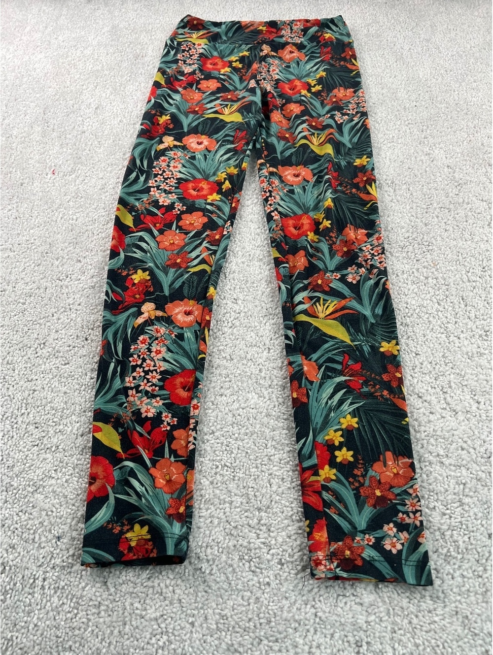 Floral print leggings